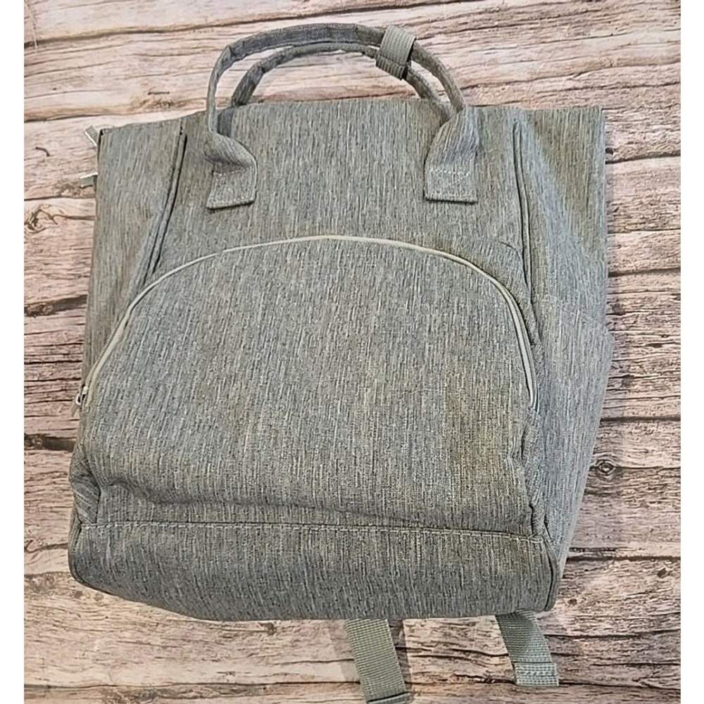 Insulated Backpack Tote Cooler Gray 3 Compart. Adjustable Strap NWOT (211) - Picture 5 of 5